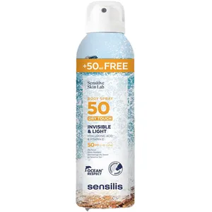 Sensilis Body Spray Dry Touch SPF50 200ml + 50ml pas cher