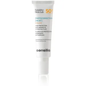 Sensilis Photocorrection Ha 50+ fluide teinté hydratant et anti-rides SPF50+ 50 ml pas cher