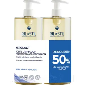 Rilastil Xerolact Aceite de Ducha Limpiador 2x1000ml pas cher