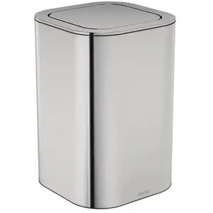 COSMIC Lineb+ Poubelle de Salle de Bain Acier Inoxydable Brillant pas cher