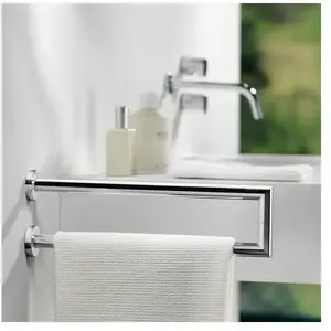 Porte-serviette Lateral Double Chrome Kubic Cool Cosmic pas cher