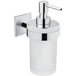 Distributeur De Savon vitrine matte Duo Square QUICKFIX (200ML) Cosmic pas cher