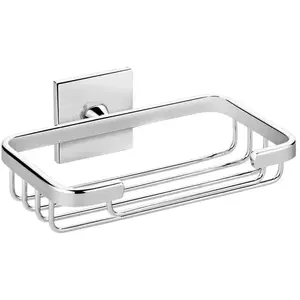 Bath + Duo Square   Porte-Savon Grille 15 x 11 x 5 cm Chrome/ChromeVendu paramazon