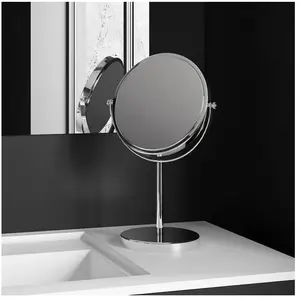 Cosmic Tabletop Magnifying Mirror Aluminium made with Grey Finish pas cher