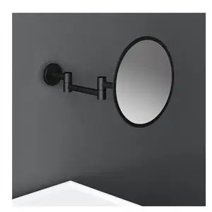 Cosmic Wall Magnifying Mirror Metal made with Matt Finish Black pas cher