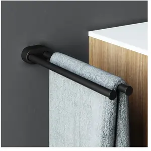 Porte-Serviette noir Architect Sp (40CM) Cosmic pas cher