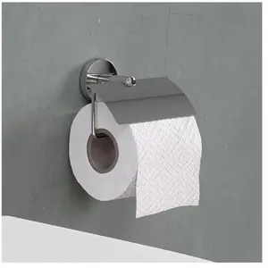 Cosmic - Dérouleur papier Porte-rouleau avec couvercle chrome StartVendu paramazon