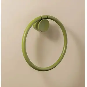 Cosmic Wall Mounted Towel Ring Durable Stainless Steel Matt BlackVendu paramazon