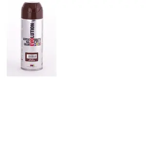 EVOLUTION PINTY PLUS Peinture spray acrylic brillant 400ml brun noisette ral 8011 - pas cher