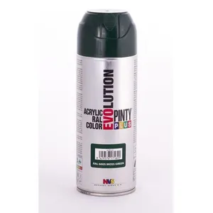 Pinty Plus Peinture spray acrylic brillant 400ml vert mousse ral 6005 -