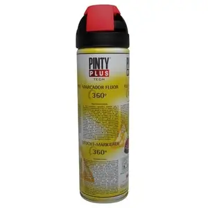 Comparateur de prix : Pinty Plus Peinture bombe chantier rouge T107 - 500 mL