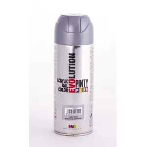 Comparateur de prix : PINTYPLUS Aérosol de peinture EVOLUTION 520cc RAL 9006 White Aluminium