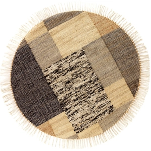 Carpet Alexandra House Living Brown 240 x 240 x 1 cm Circular  pas cher