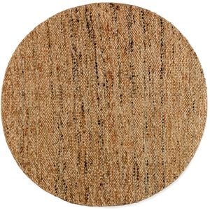 Carpet Alexandra House Living Brown 120 x 120 x 1 cm Circular pas cher