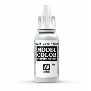 Vallejo Peinture acrylique pour modélisme 17 ml metallic silver