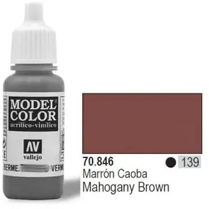 Non communiqué Vallejo acrylic model color - mahogany brown - val846 vall-70846Vendu paramazon