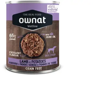 Boîte Chien Ownat Wetline Agneau et Pommes de terre 400 gr pas cher
