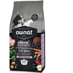 Ownat Ultra Chien Croquettes Race Moyenne Stérilisé 3kg pas cher