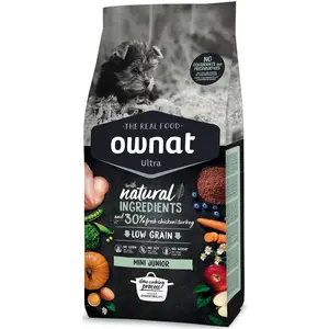 Ownat Ultra Chien Croquettes Junior Petite Race 3kg pas cher
