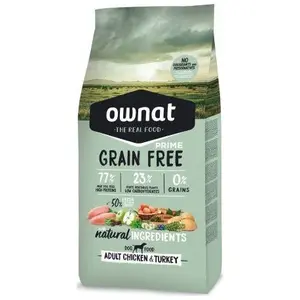 ownat Croquettes Prime sans Céréales Adult Chicken/Turkey pas cher