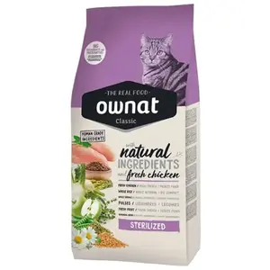 Ownat Classic Sterilized Cat Aliment pour Chats variedad - 4000 GR pas cher