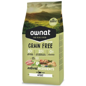 DOG Copenhagen Ownat Croquettes pour Chat Prime sans Céréales Adult Chicken/Turkey
