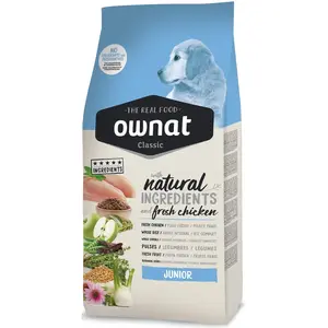 Croquettes Chiot - Ownat Classic Junior - 12 kg pas cher
