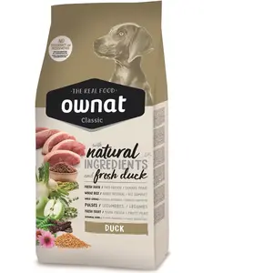Croquettes Chien - Ownat Classic Canard 4kg pas cher