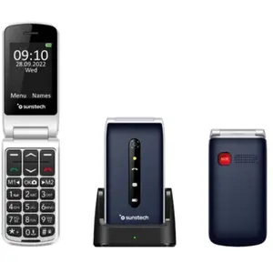 Sunstech CELT18 Téléphone pour seniors Bleu Gratuit pas cher