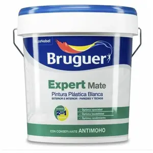Expert peinture pp blanc mat 4l pour intérieur et extérieur 5208093 Bruguer pas cher