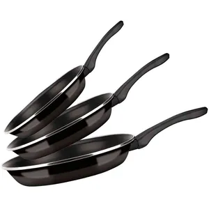 Set de Poêles à Frire Induction 20-24-28 cm Acier Émaillé, Antiadhésif... pas cher
