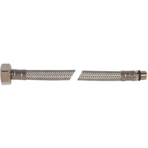 Comparateur de prix : Flexible de raccordement - 35 cm - F 3/8'' - M 12 x 100 court - Tucai