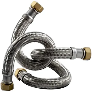 Comparateur de prix : Tucai Flexible sanitaire Inox Øintér.19mm - Femelle/Femelle 3/4" - 300mm - EXTRA TWIST