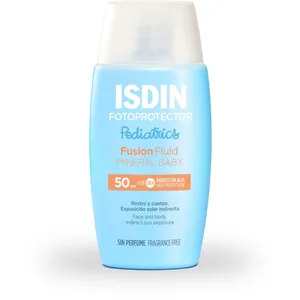Comparateur de prix : Isdin Mineral Baby Crème solaire visage pour enfants Spf50 50ml