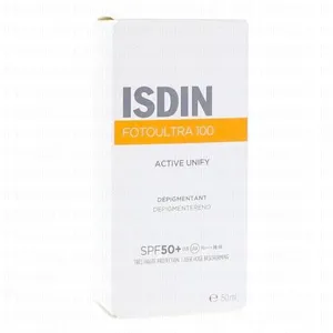 ISDIN UV Care FotoUltra Active Unify Fusion Fluid SPF 50+ | 50 ml pas cher