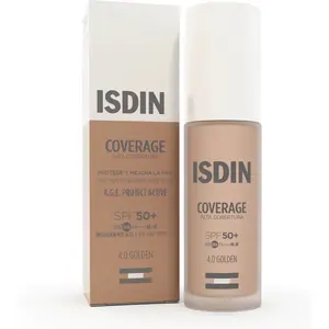 ISDIN Fotoprotector Coverage Fond de Teint Golden SPF50  30ml pas cher