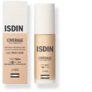 ISDIN Fotoprotector Coverage Fond de Teint Beige SPF50 30ml pas cher