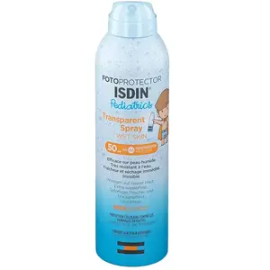 Isdin Fotoprotector Pediatrics Spray Transparent Wet Skin SPF50 250 ml pas cher