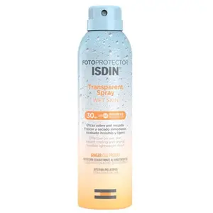 Isdin fotoprotector transparent spray wet skin spf30 250ml pas cher
