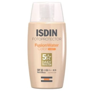 Isdin Fusion Water Color Light Crème Solaire Visage Teintée SPF50 50ml