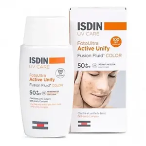 Isdin Foto Ultra100 active unify color depigmentant spf50 50ml pas cher
