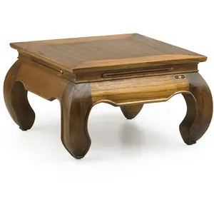 MOYCOR Table basse en bois marron L 60 cm pas cher