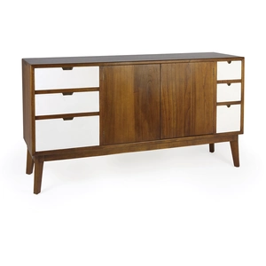 MOYCOR Buffet en bois bicolore, L 160 cm pas cher
