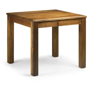 Moycor - Table à Manger Bois Marron 90x90x78cm - Décoration d'Autrefois pas cher