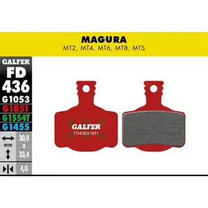 Comparateur de prix : Galfer Freins Galfer Advanced Advance Magura Mt2/mt4/mt6/mt8 One Size