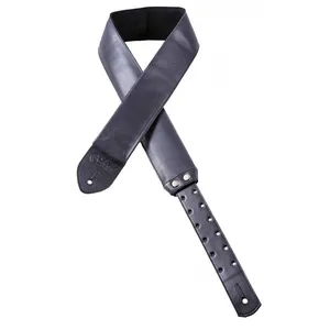 Righton Vintage-Bk - Sangle Guitare Vintage En Cuir - Noir