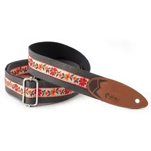 Right on Straps Le Droit Sangles Leathercraft Sucre Sangle de Guitare (Woody)