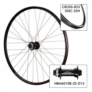 Comparateur de prix : Roue de vélo Mach1 D. Cross-R23 32H - M6010 15x100