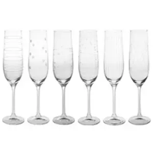 Table Passion Flûte à Champagne Cristallin, 19 cl, Lot de 6 pas cher