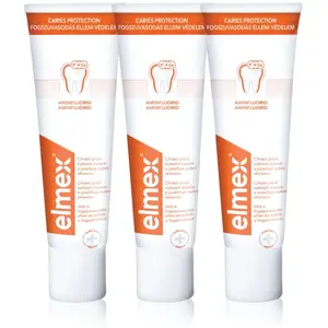 Elmex Caries Protection dentifrice anti-carie au fluorure 3x75 ml pas cher